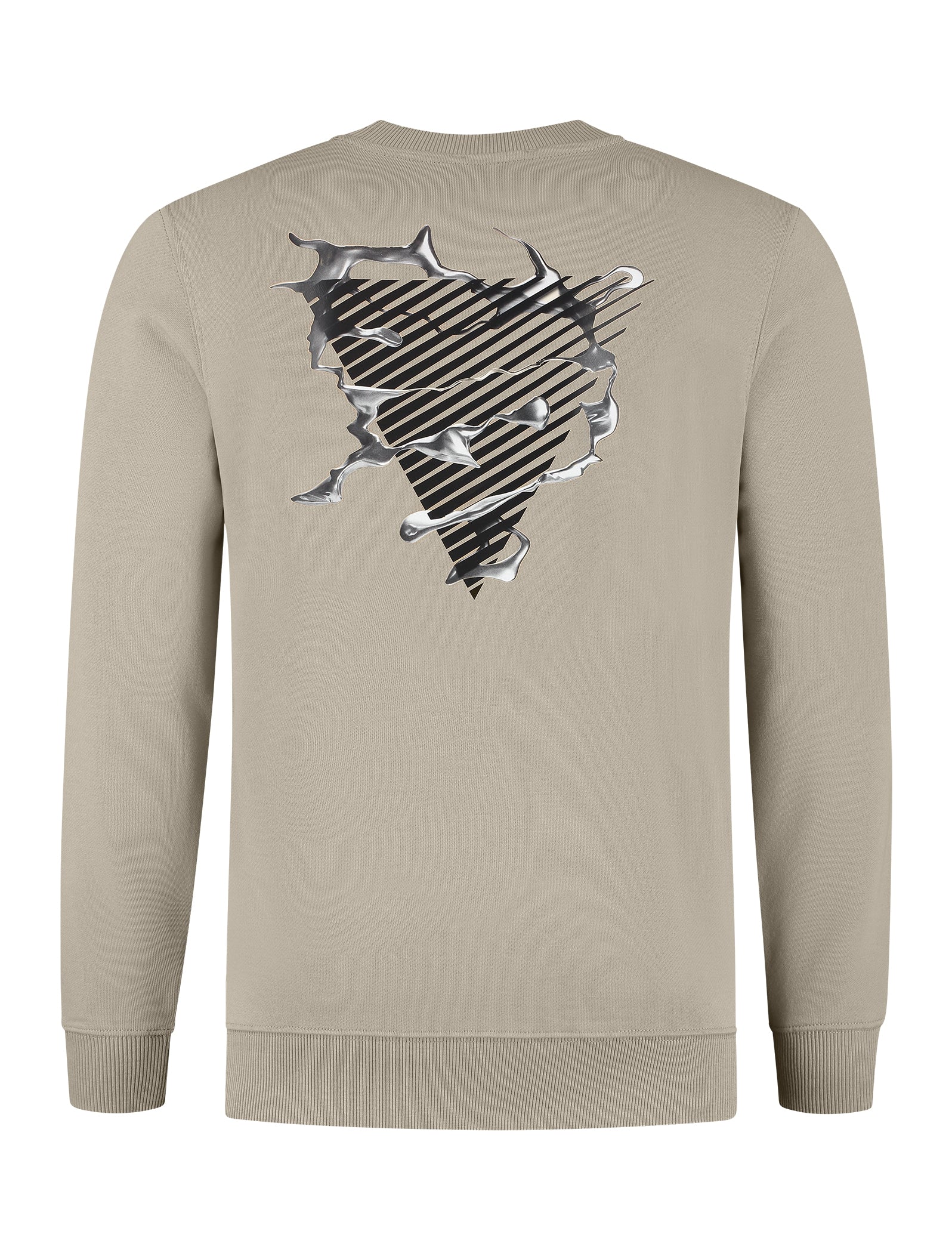 Pure Path Liquid Metal Logo Sweater