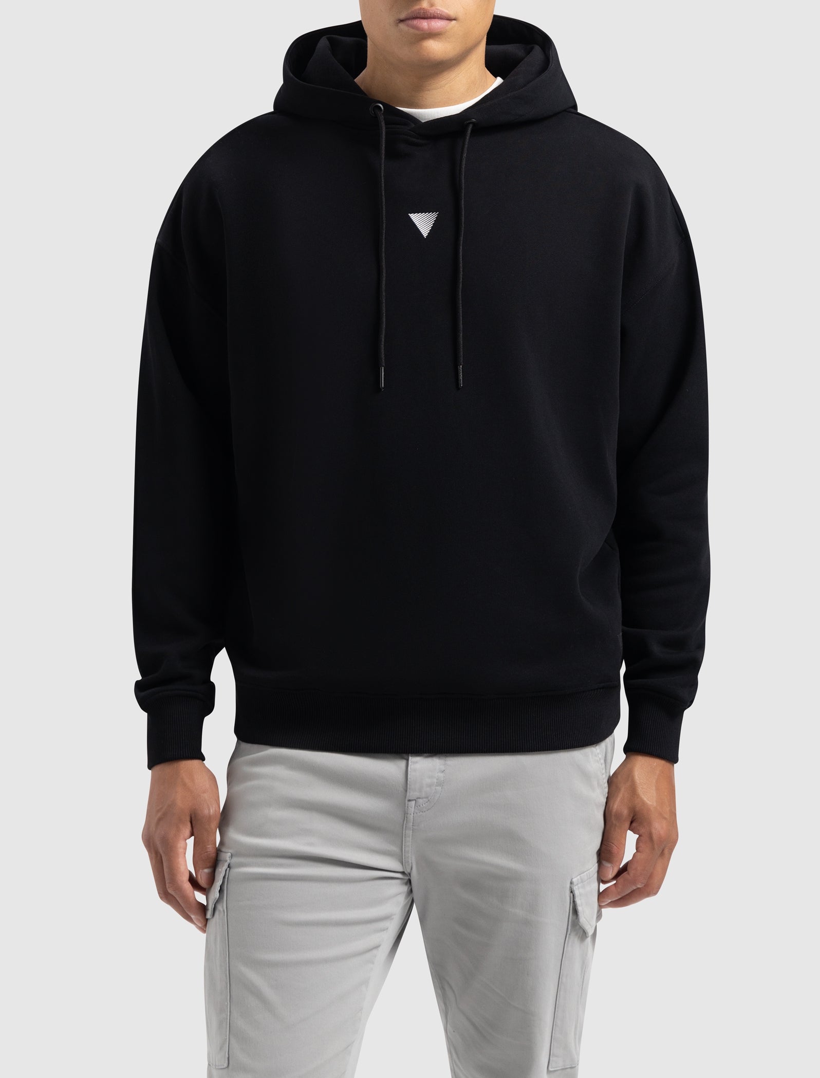 Pure Path Signature Hoodie- Black