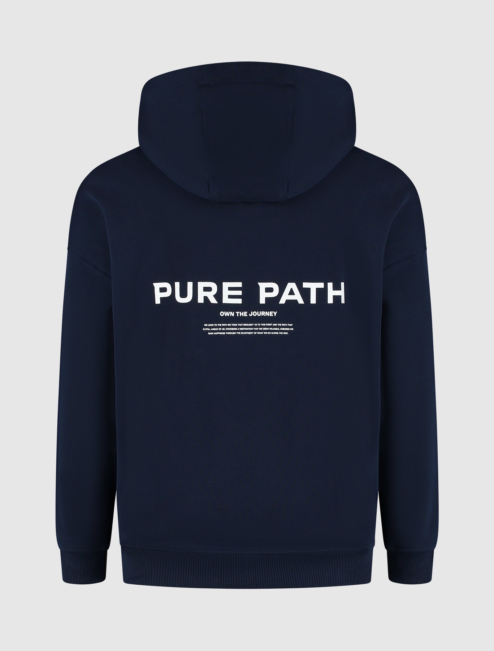 Pure Path Signature Hoodie- Navy