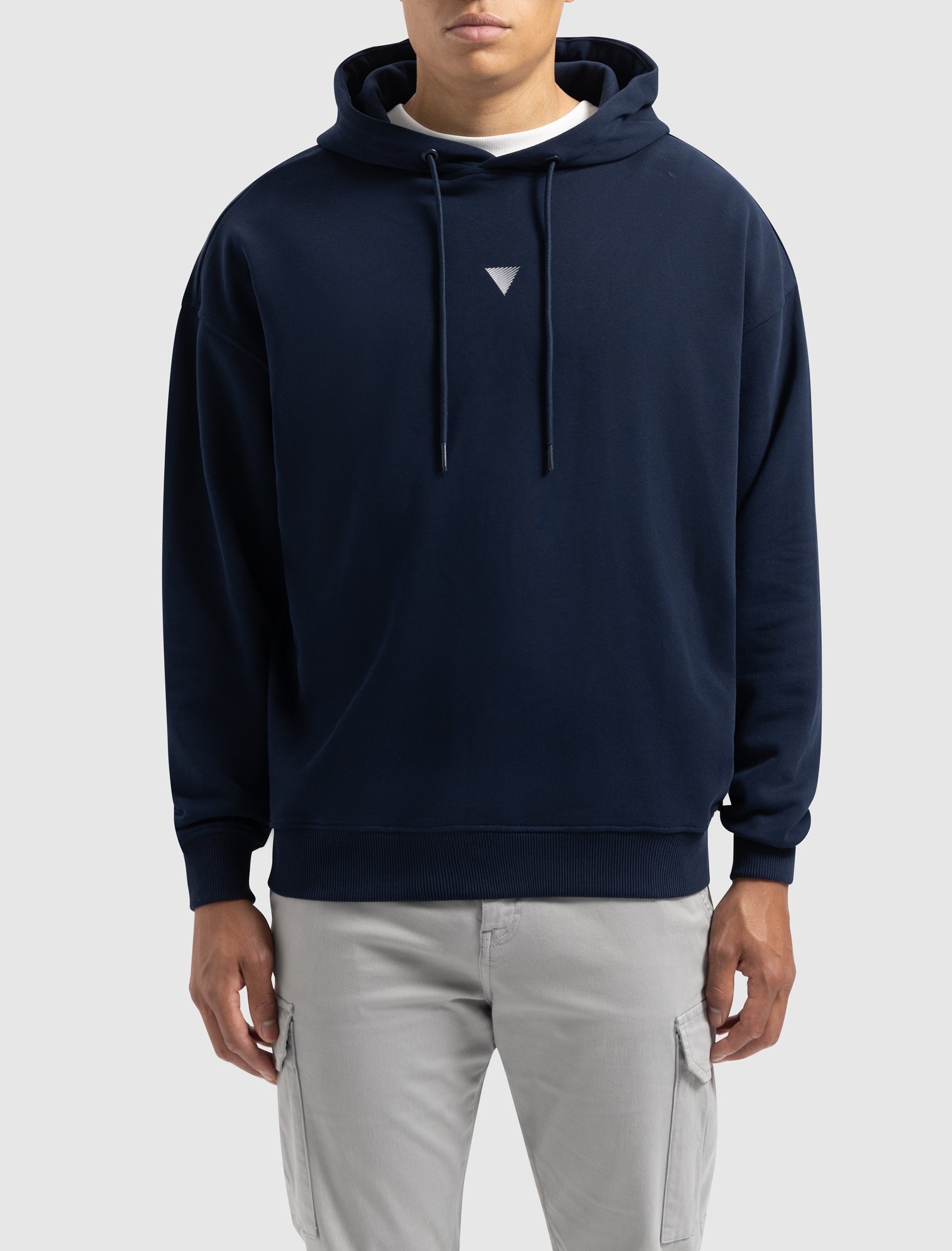 Pure Path Signature Hoodie- Navy