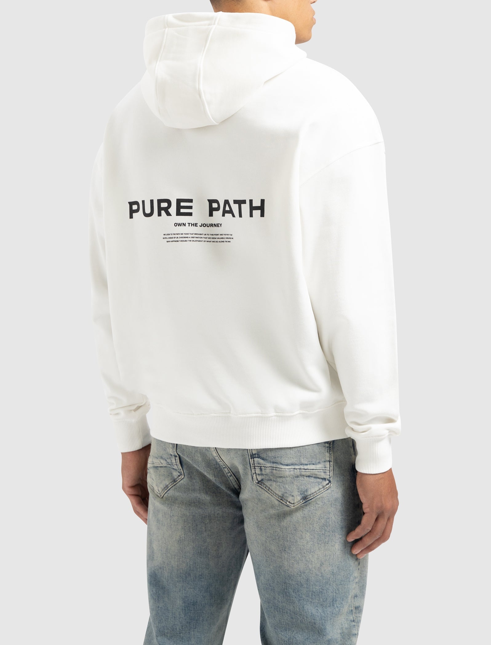 Pure Path Signature Hoodie- Off White