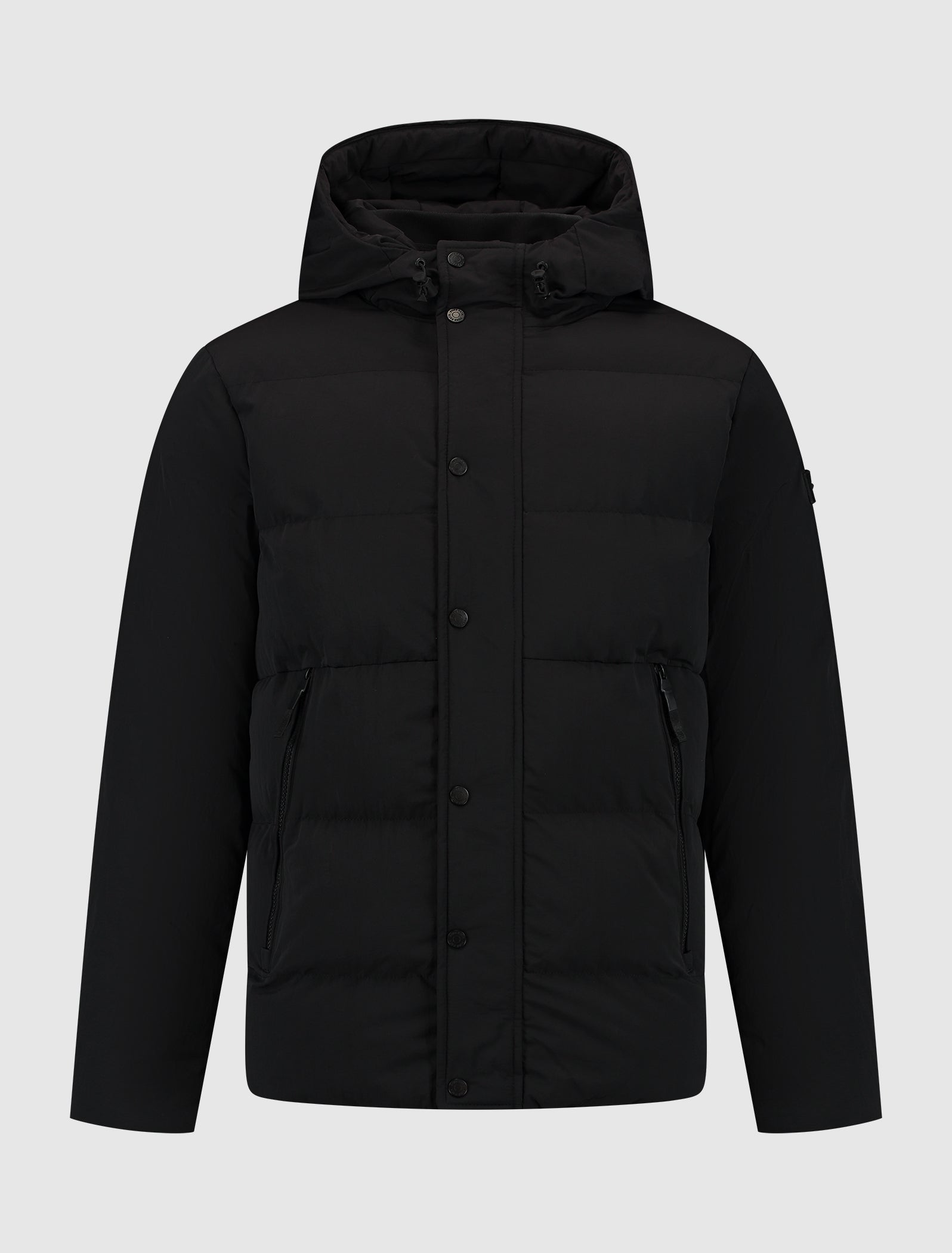 Pure Path Activewear Hooded Jacket- Black