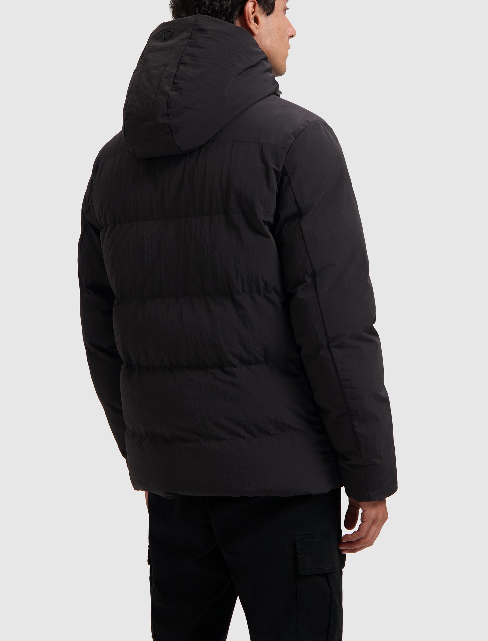 Pure Path Activewear Hooded Jacket- Black