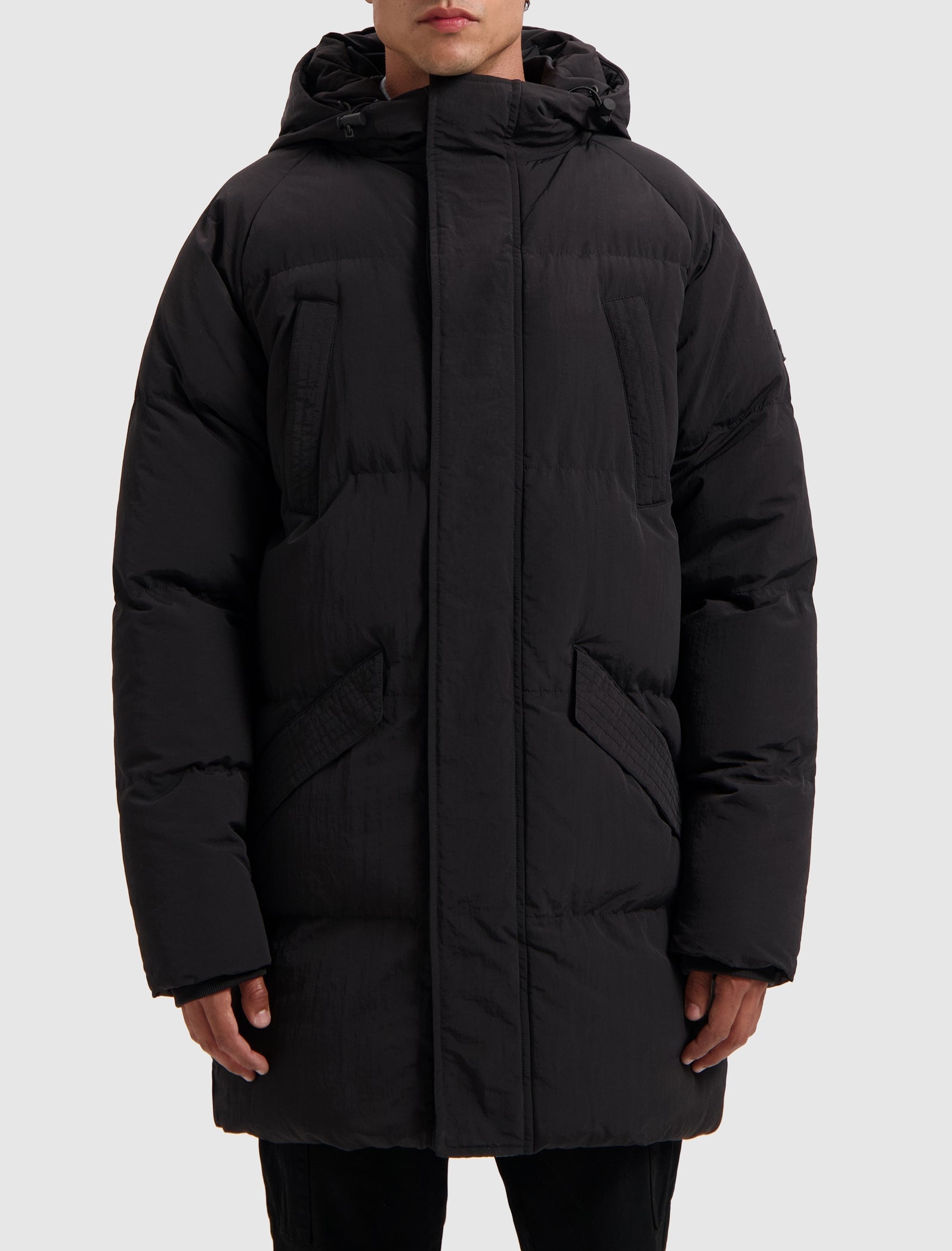 Pure Path Activewear Parka- Black