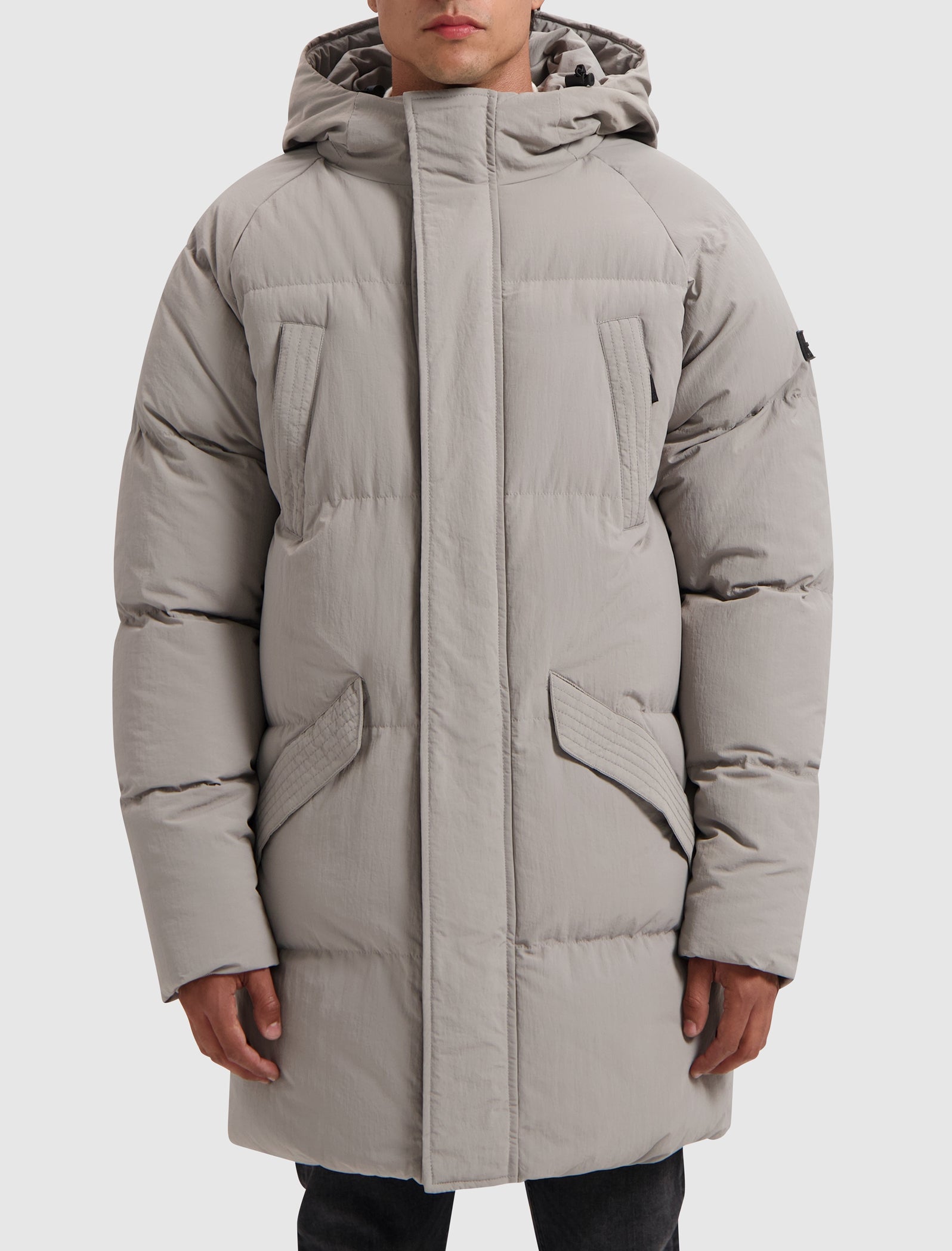 Pure Path Activewear Parka- Grey