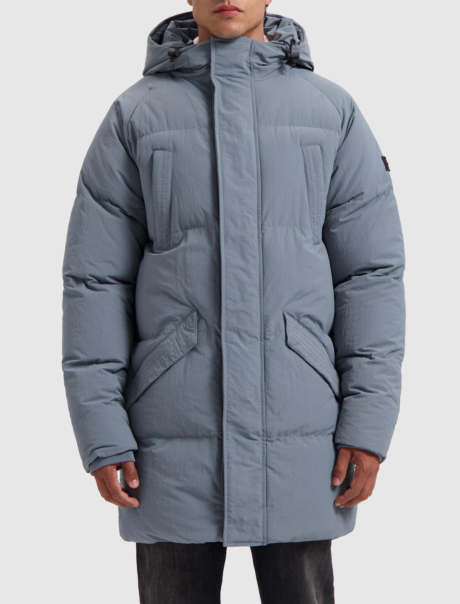 Pure Path Activewear Parka- Blue