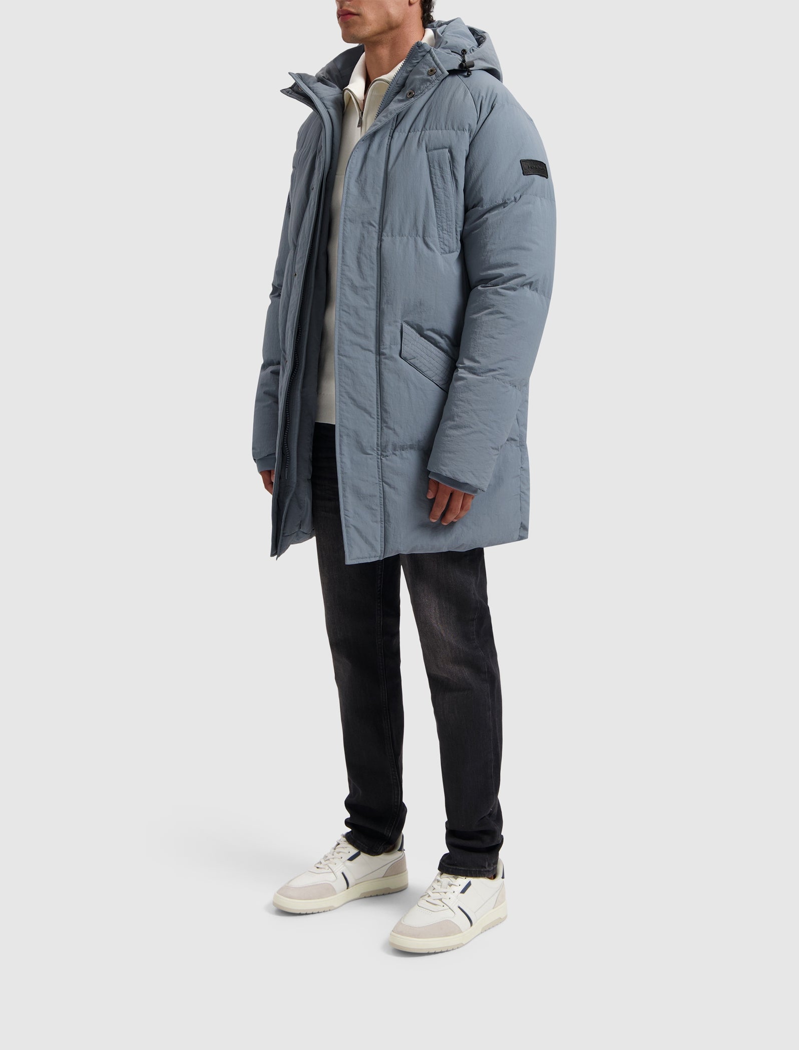 Pure Path Activewear Parka- Blue