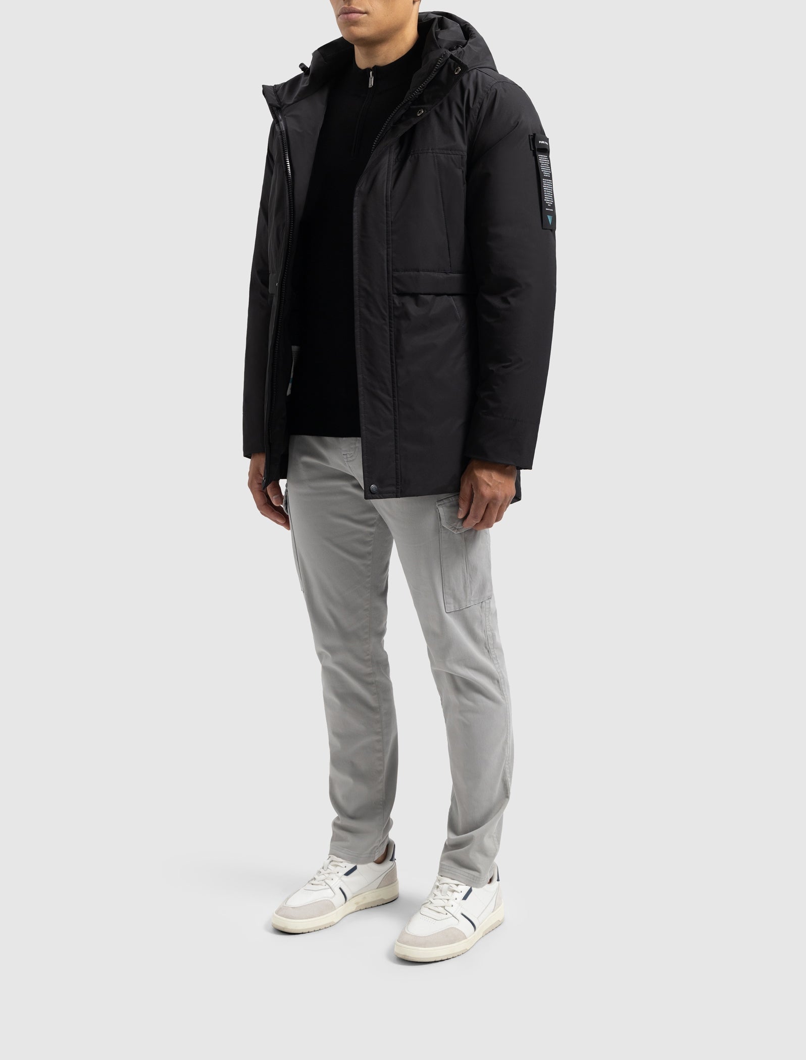 Pure Path Technical Parka- Black