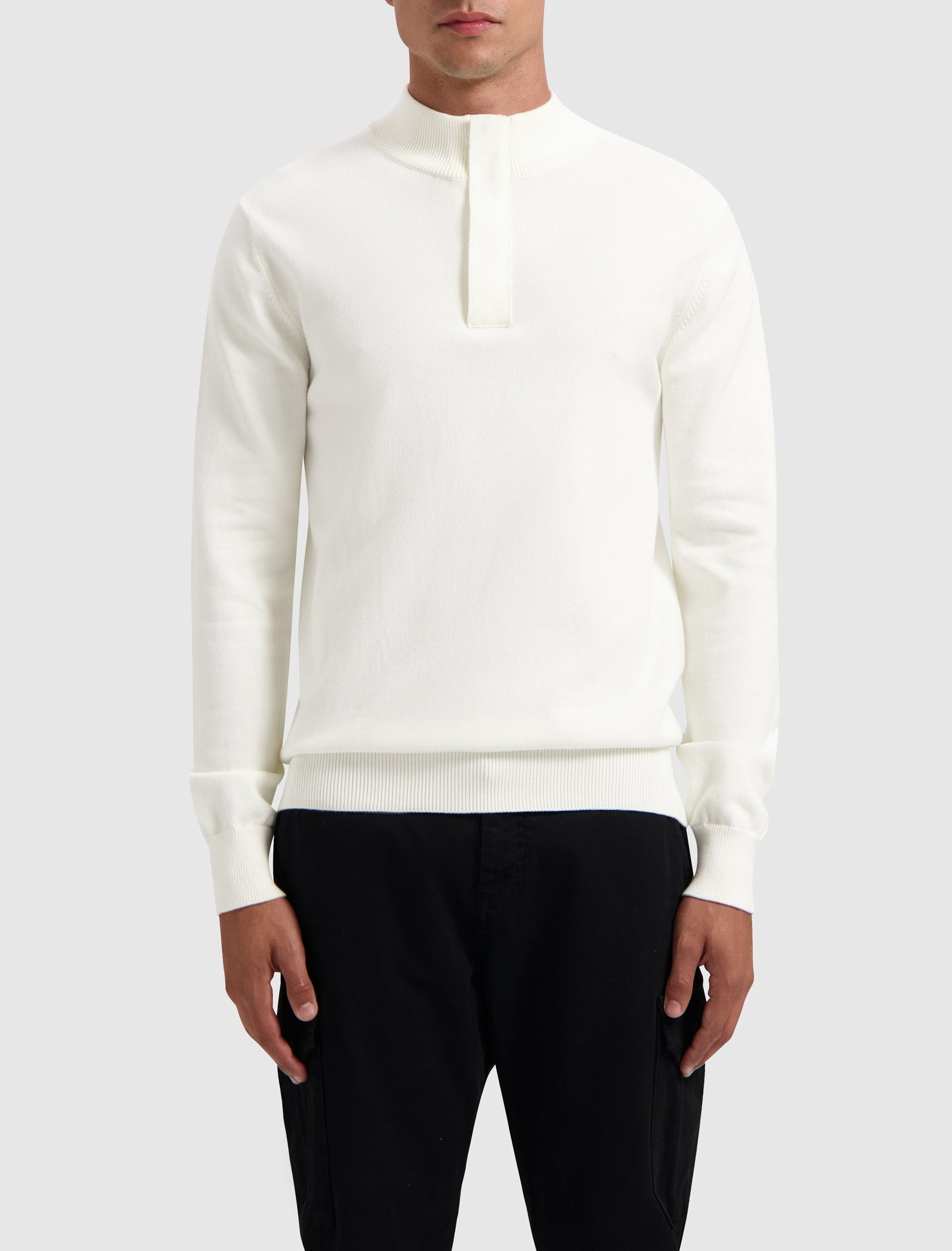 Pure Path Blinded Halfzip Sweater Knitwear