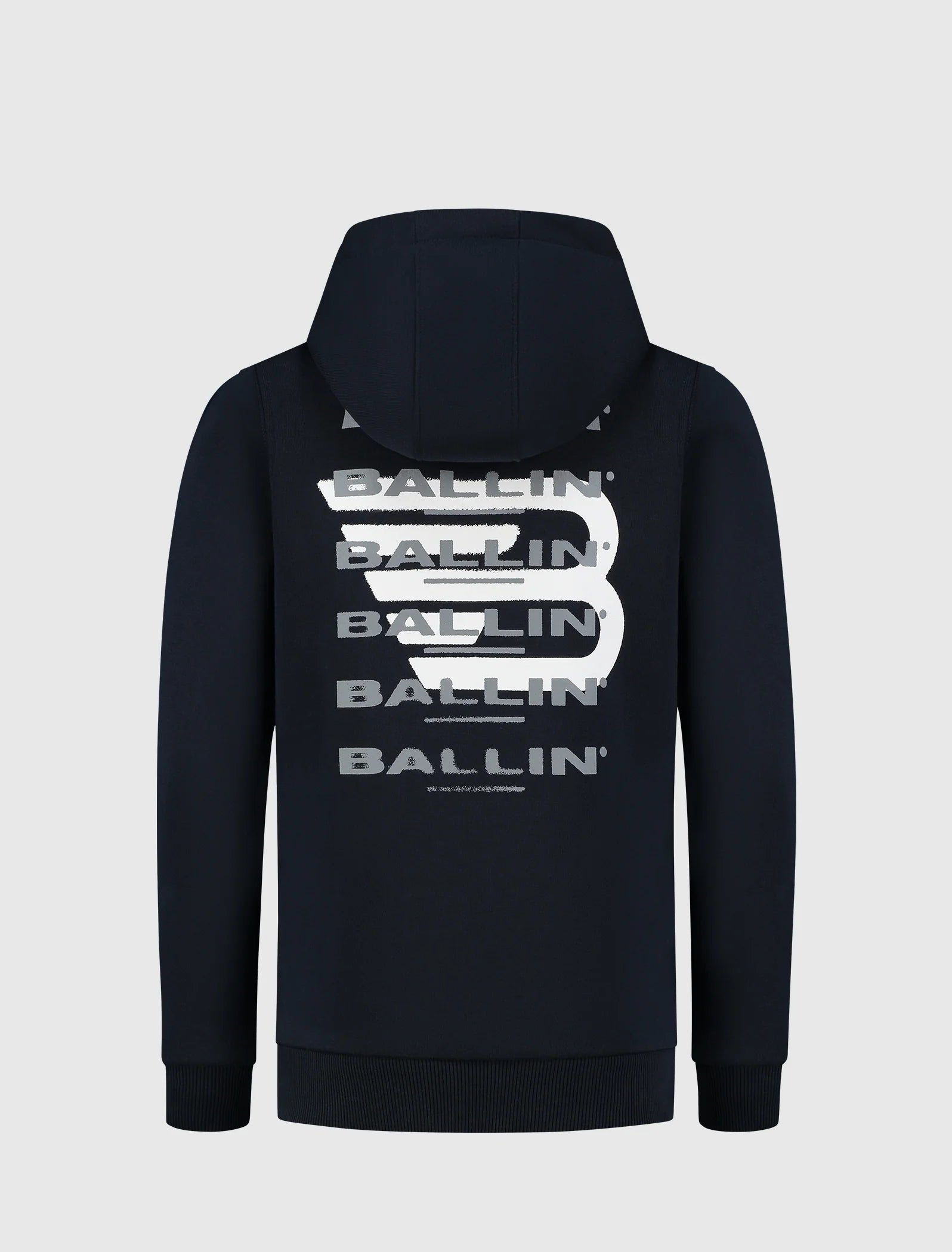 Ballin Junior Fading Logo Hoodie- Navy