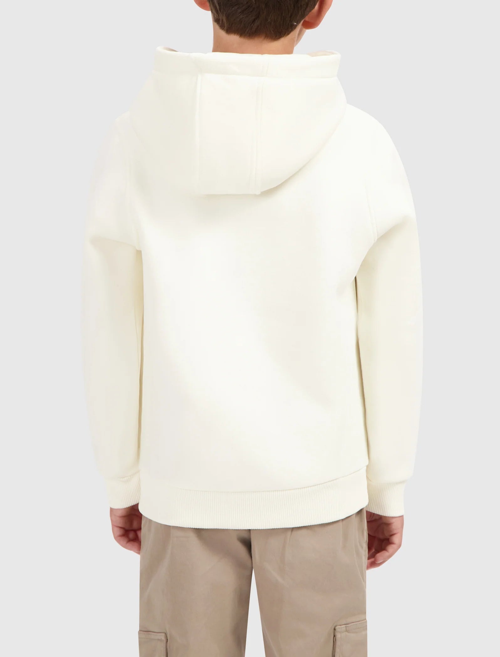 Ballin Junior Die-Cut Flock Hoodie- Off White