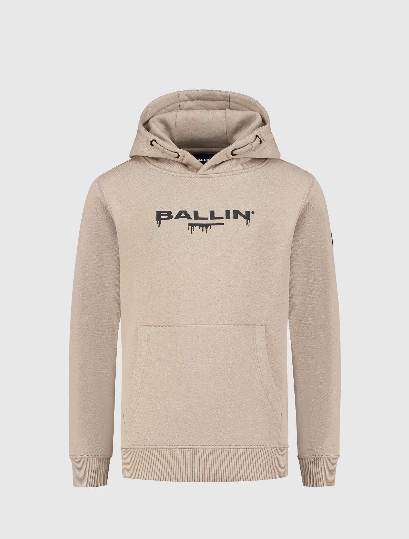 Ballin Junior Dripping Logo Hoodie- Taupe