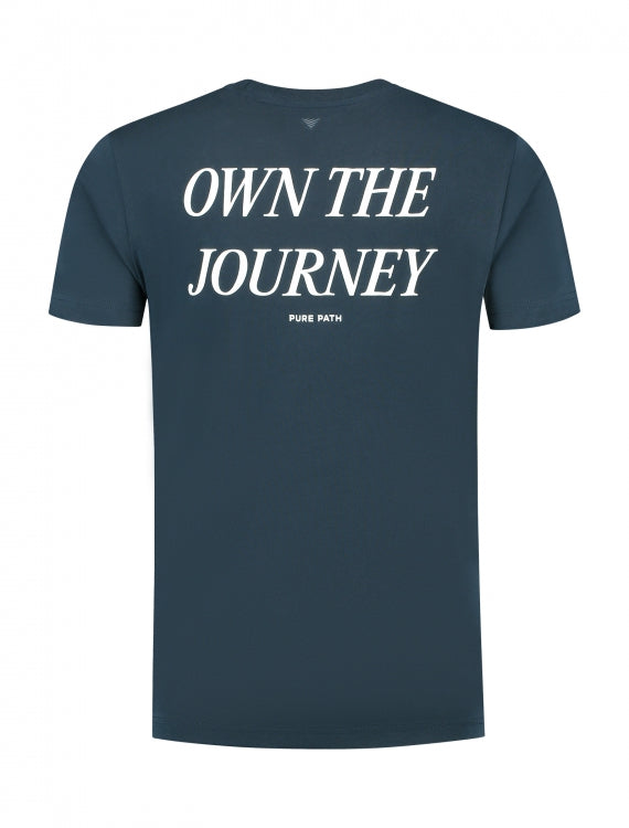 Pure Path Own The Journey T-shirt- Navy