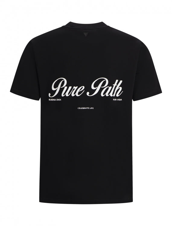 Pure Path Essence Of Life T-shirt- Black