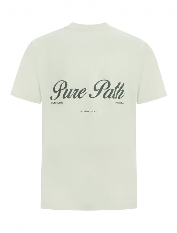 Pure Path Essence Of Life T-shirt- Light Green