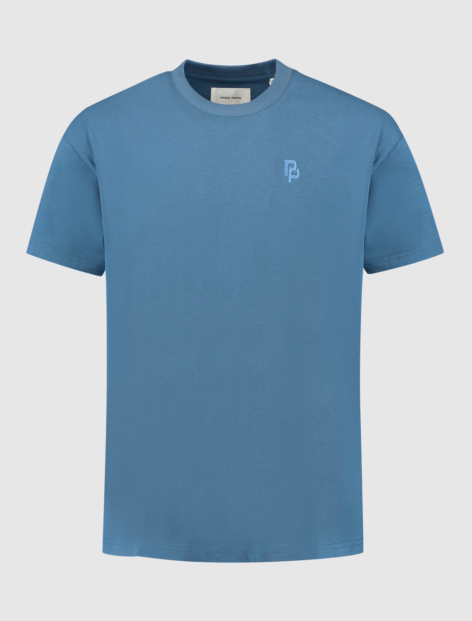 Pure Path Essential Initials T-shirt Blue