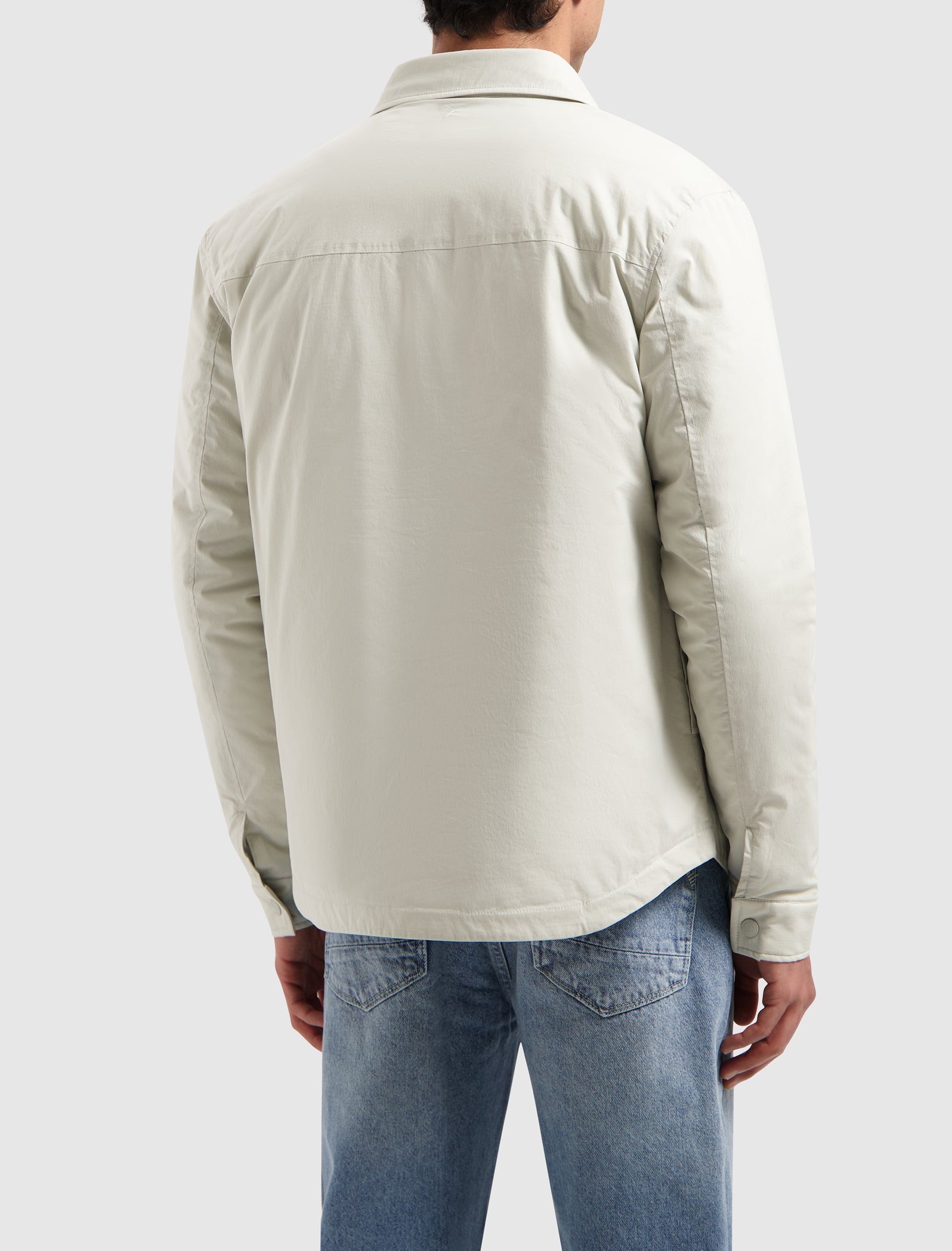 Pure Path Padded Coach Jacket- Sand