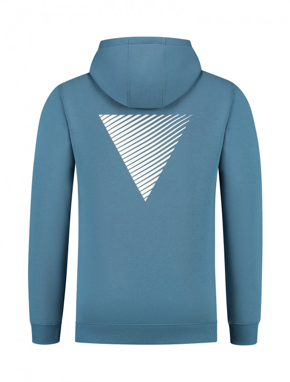 Pure Path Essential Hoodie- Mid Blue