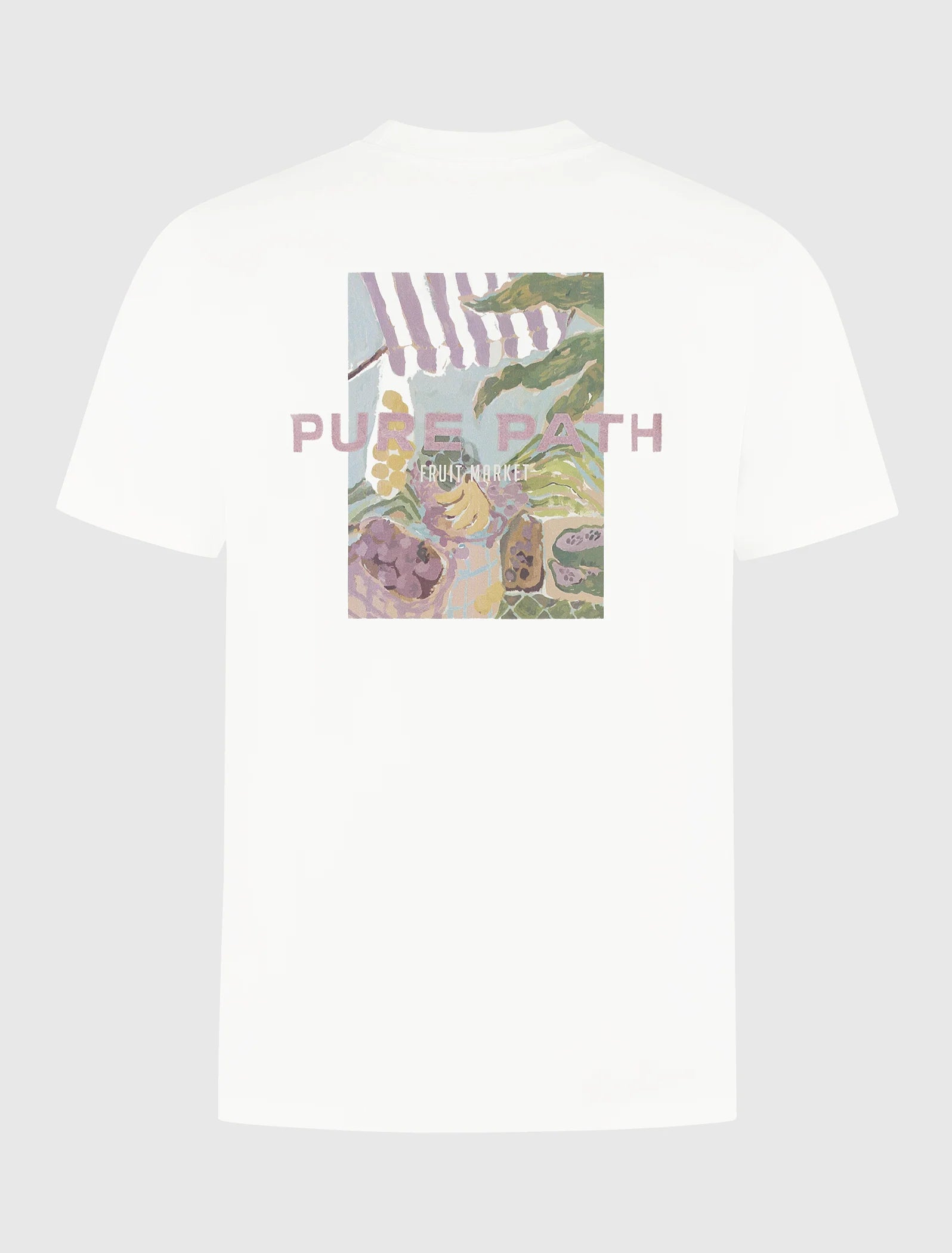 Pure Path Fruit Market T-shirt- Off White