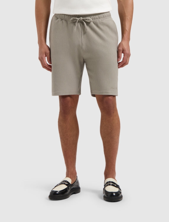 Pure Path Vertical Lined Short Taupe