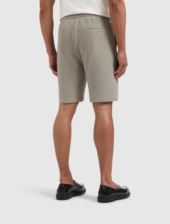 Pure Path Vertical Lined Short Taupe