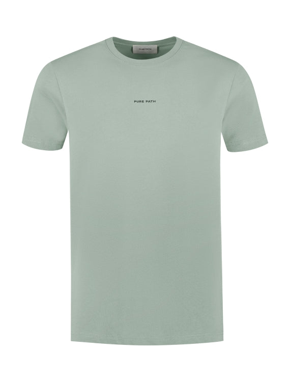 Pure Path Essential Logo T-shirt- Army Green