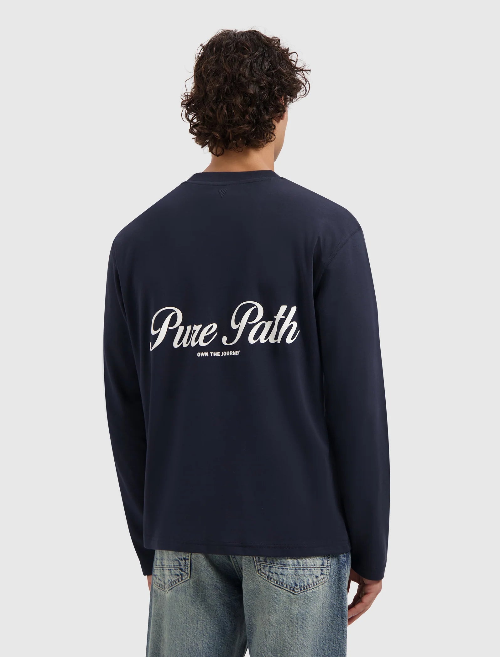 Pure Path Essence Of Life Longsleeve- Navy
