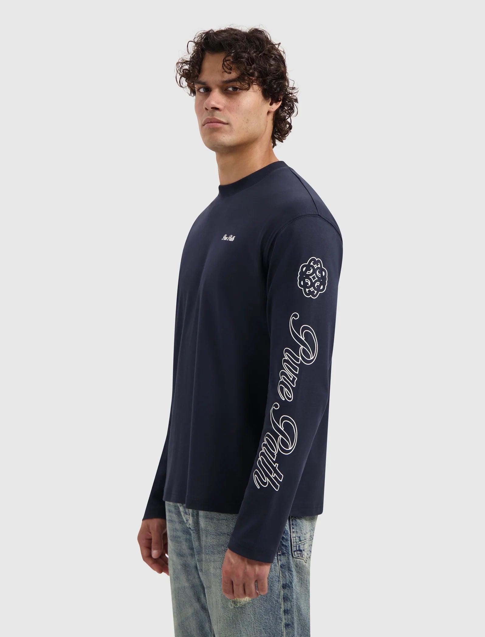 Pure Path Essence Of Life Longsleeve- Navy