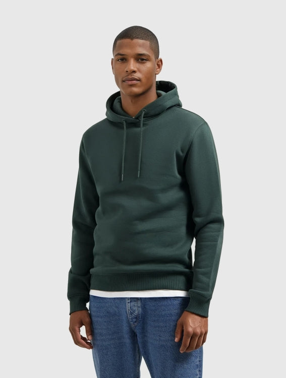 Pure Path Essential Hoodie- Dark Green
