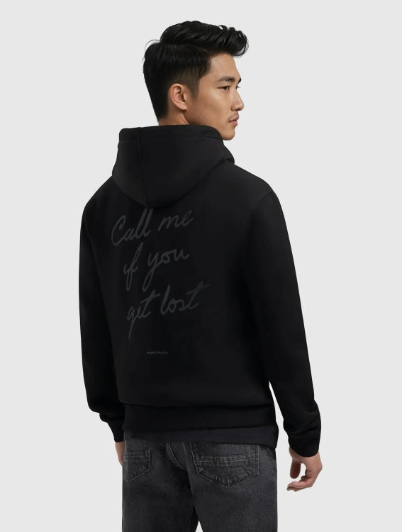 Pure Path Call Me If You Got Lost Hoodie- Black