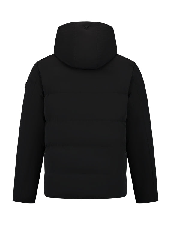 Pure Path Puffer Jacket- Black