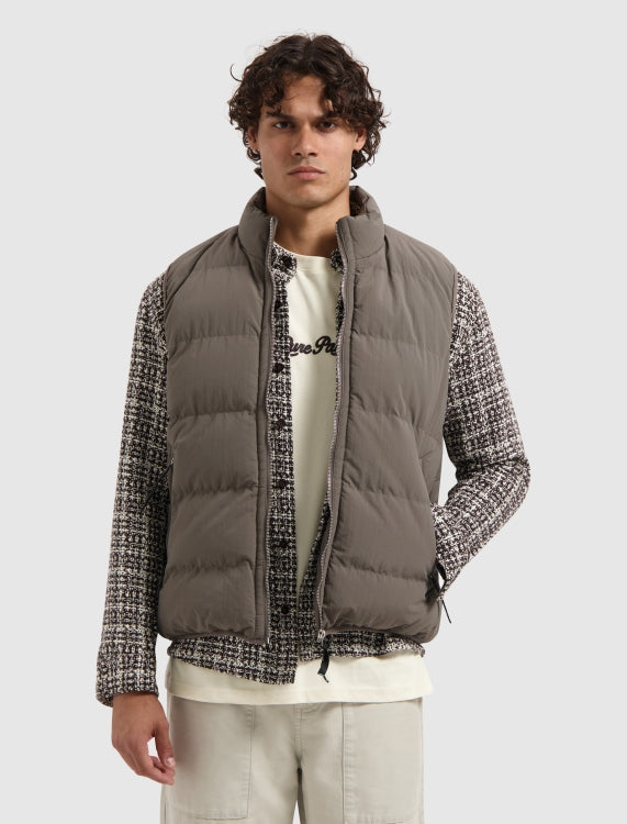 Pure Path Padded Bodywarmer- Light Brown