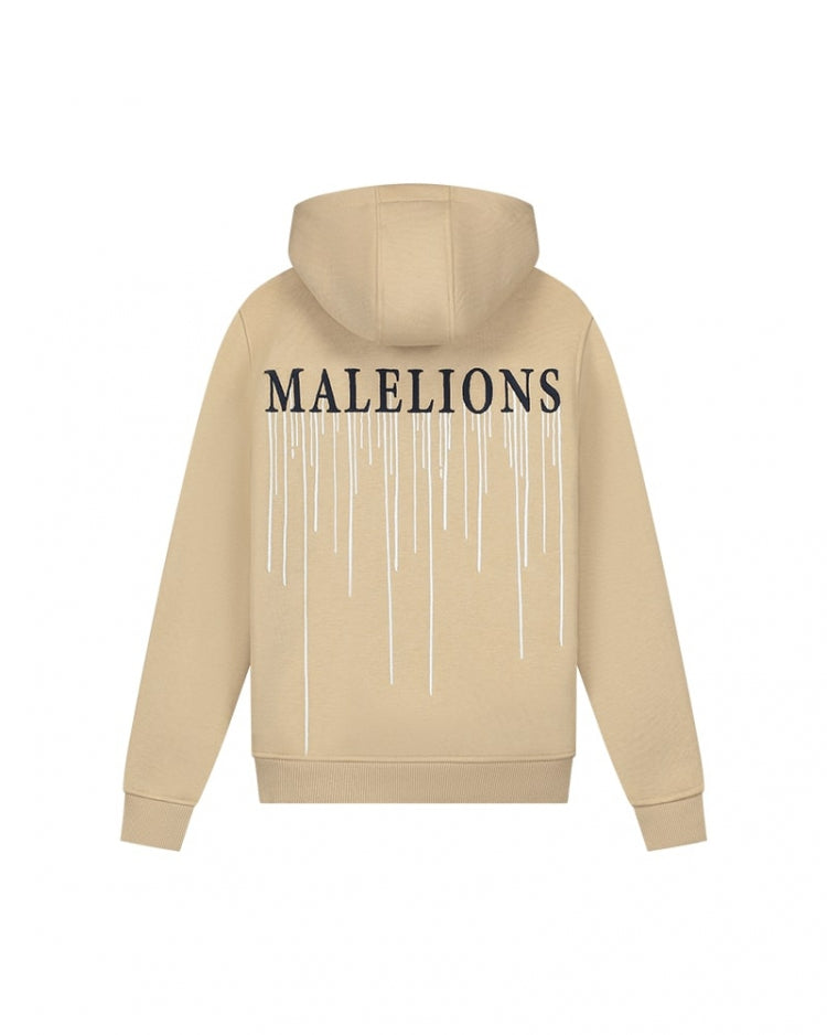 Malelions Junior Painter Hoodie- Light Brown