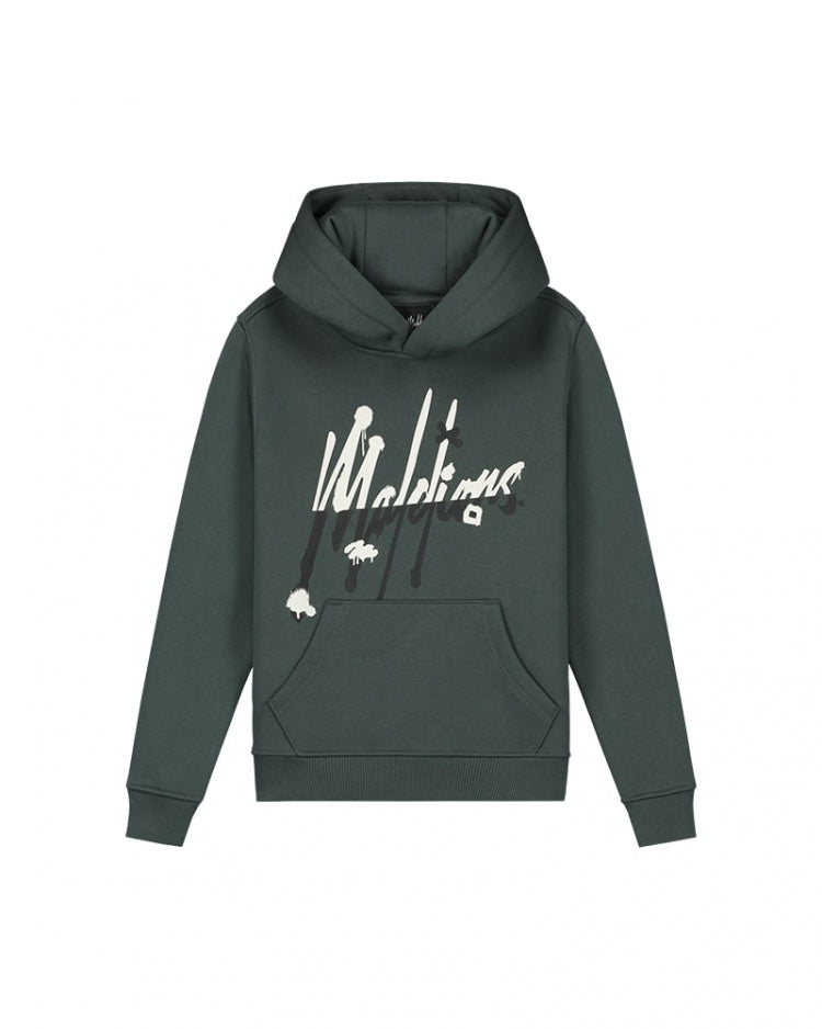 Malelions Junior Graffiti Hoodie- Teal