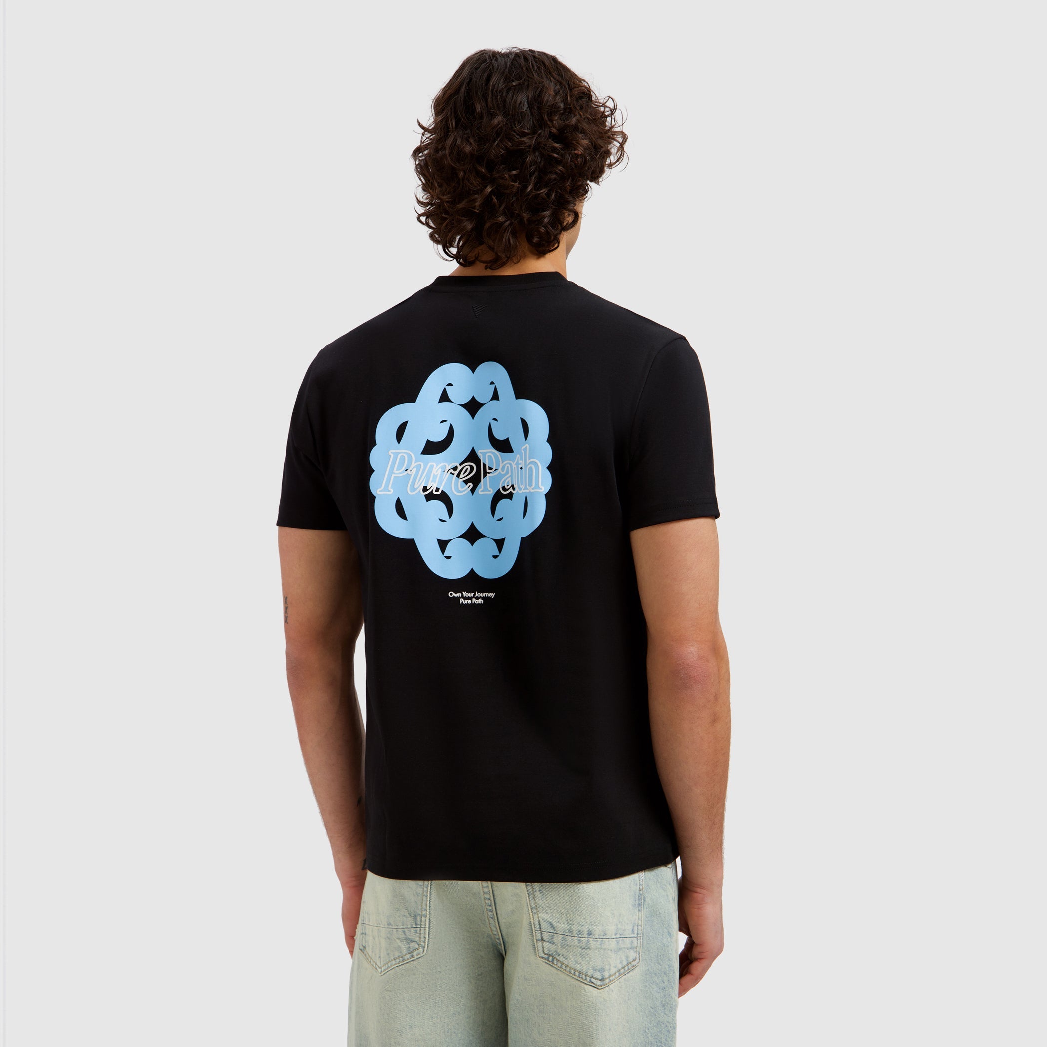 Pure Path Bold Emblem T-shirt - Black