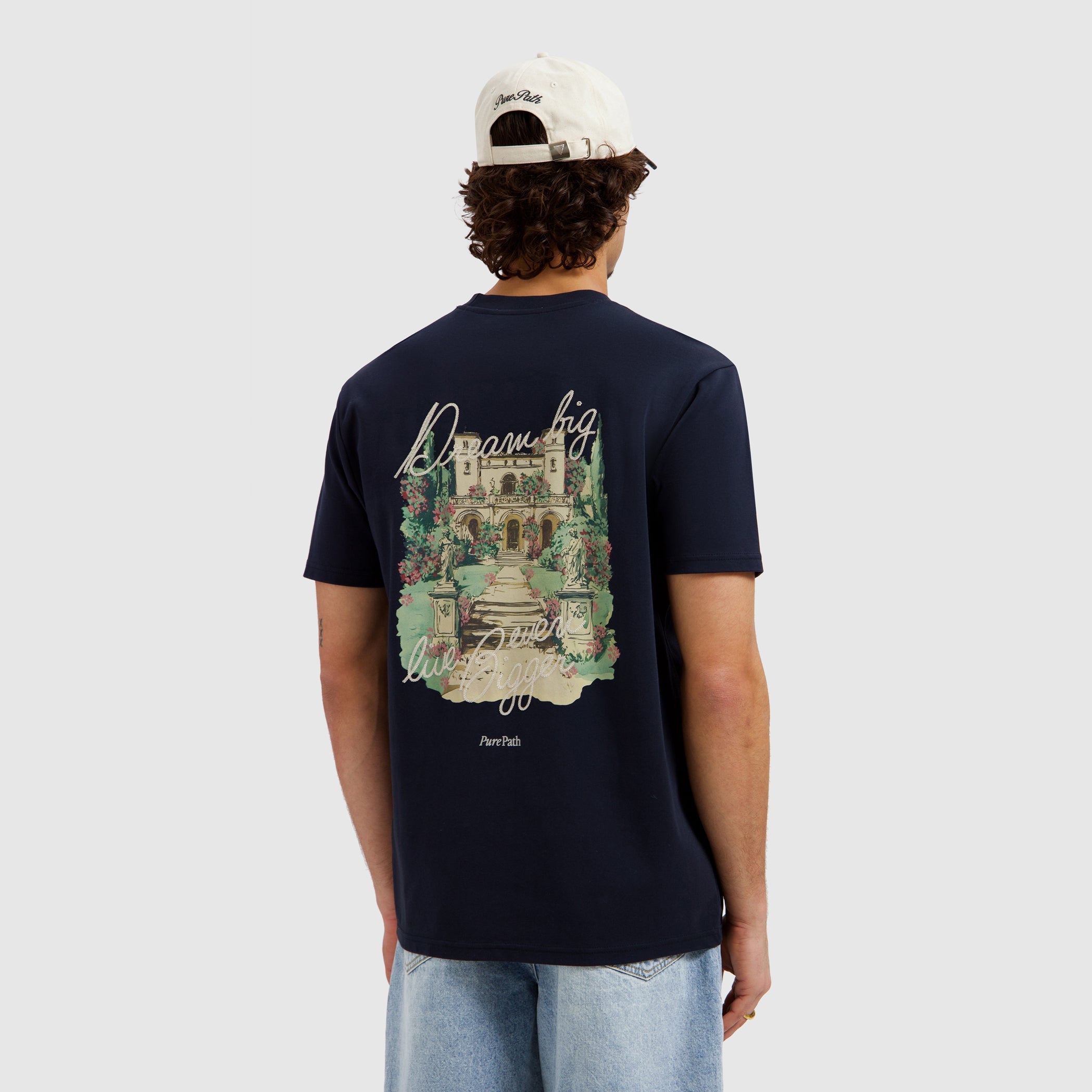 Pure Path Dream Mansion T-shirt - Dark Navy