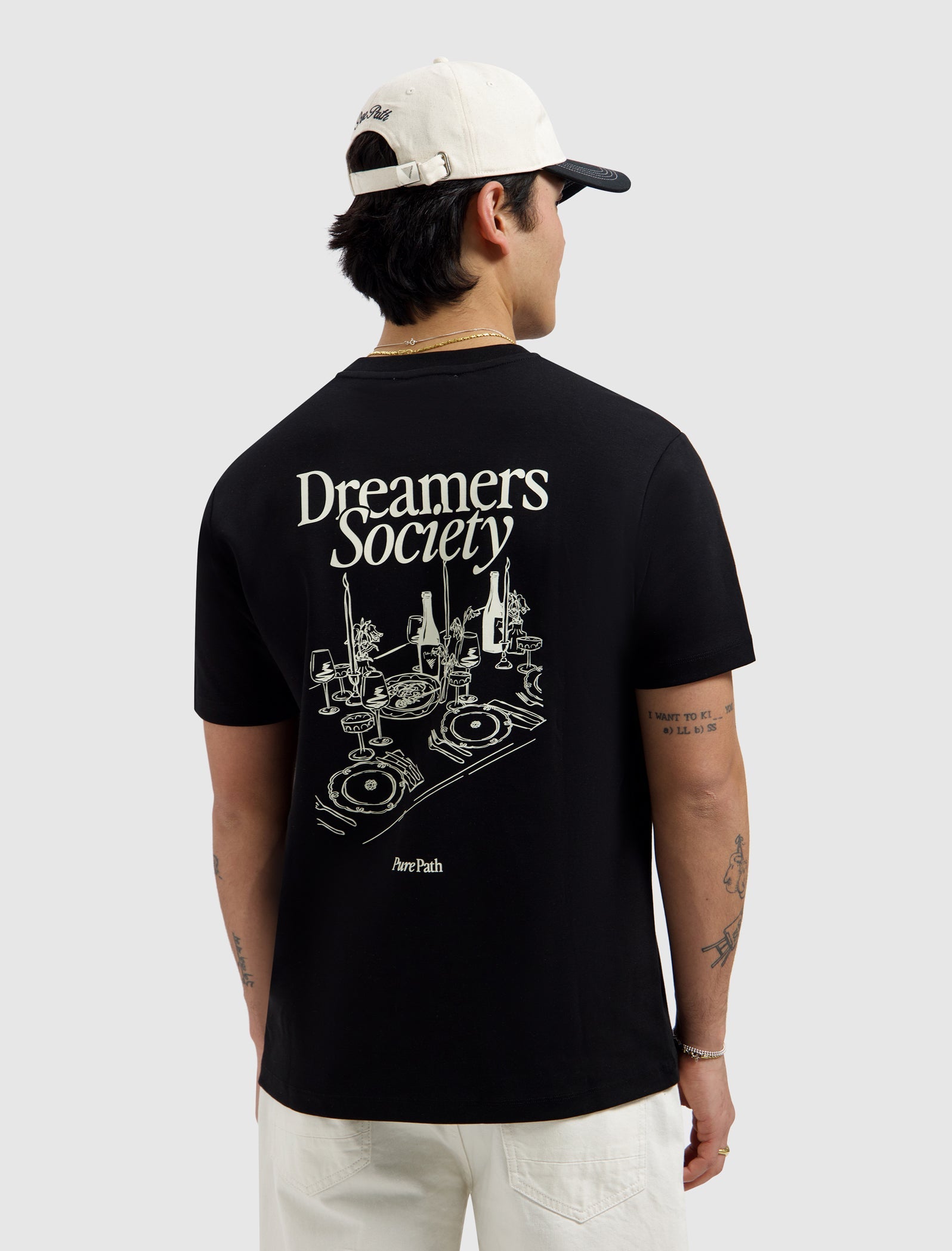 Pure Path Dinner Society T-shirt - Black