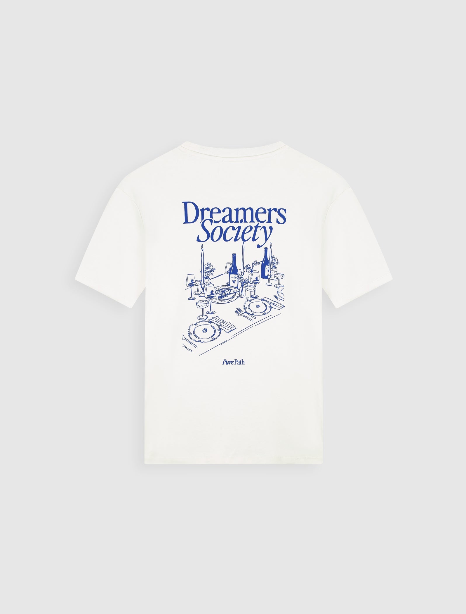 Pure Path Dinner Society T-shirt - Off White