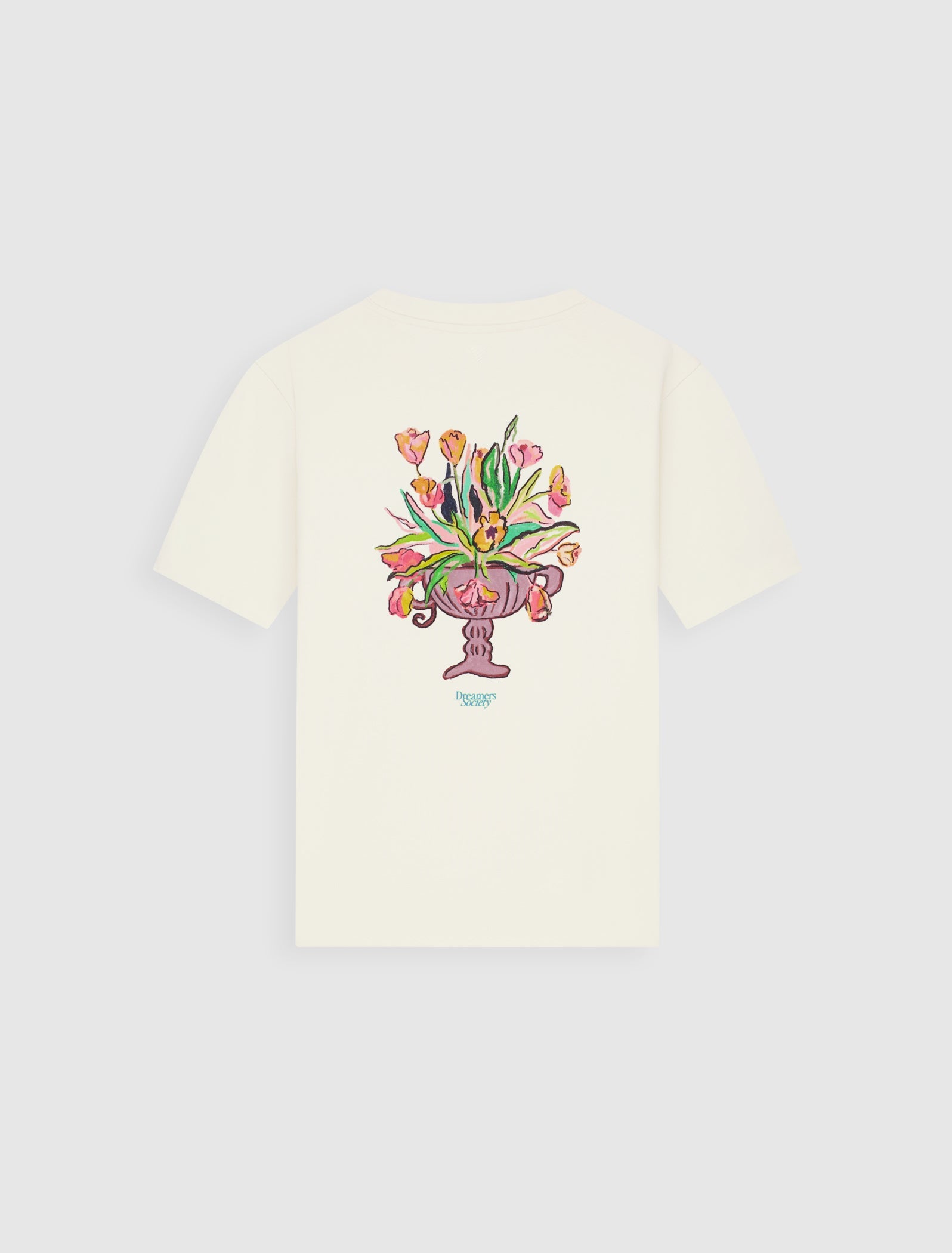 Pure Path Flower Vase T-shirt - Ecru