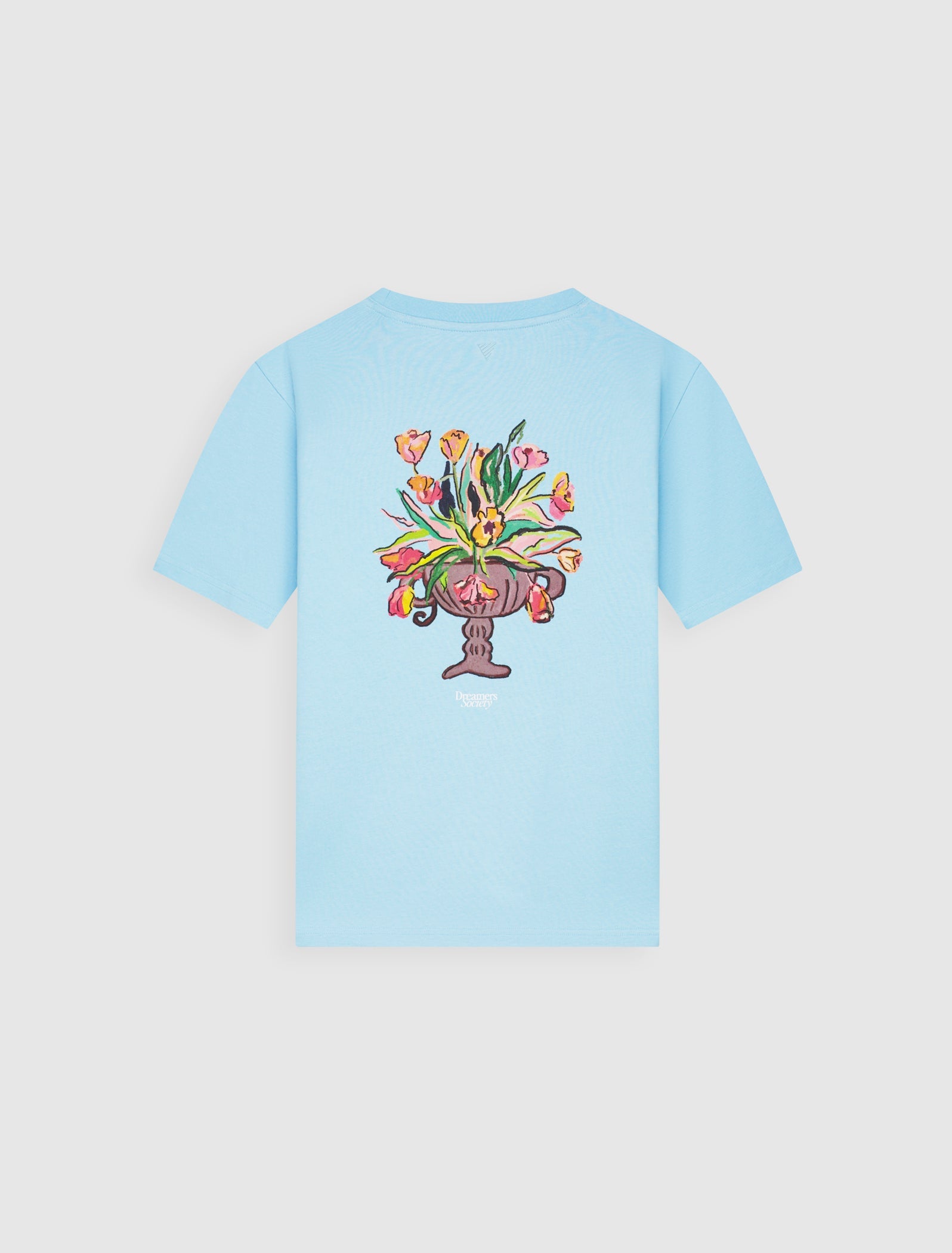 Pure Path Flower Vase T-shirt - Sky Blue