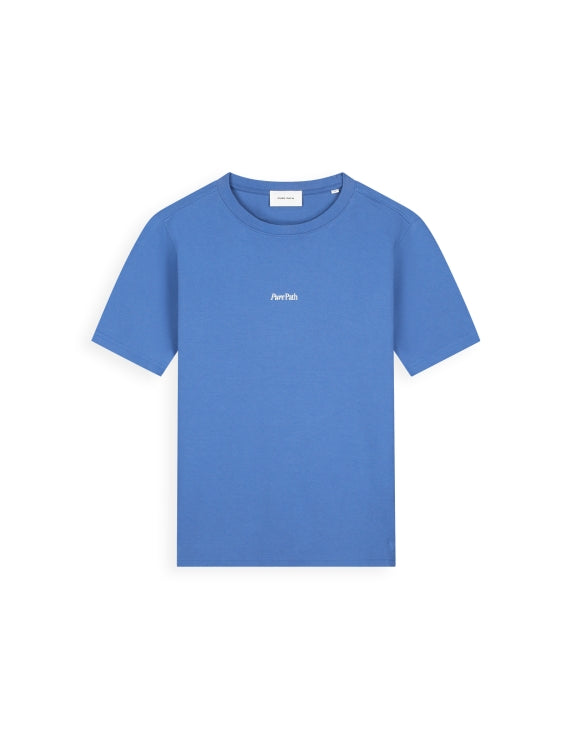 Pure Path Trio Of Flower T-shirt - Faded Cobalt
