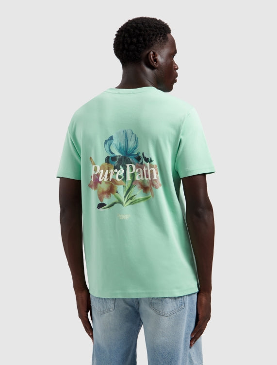 Pure Path Trio Of Flower T-shirt - Mint