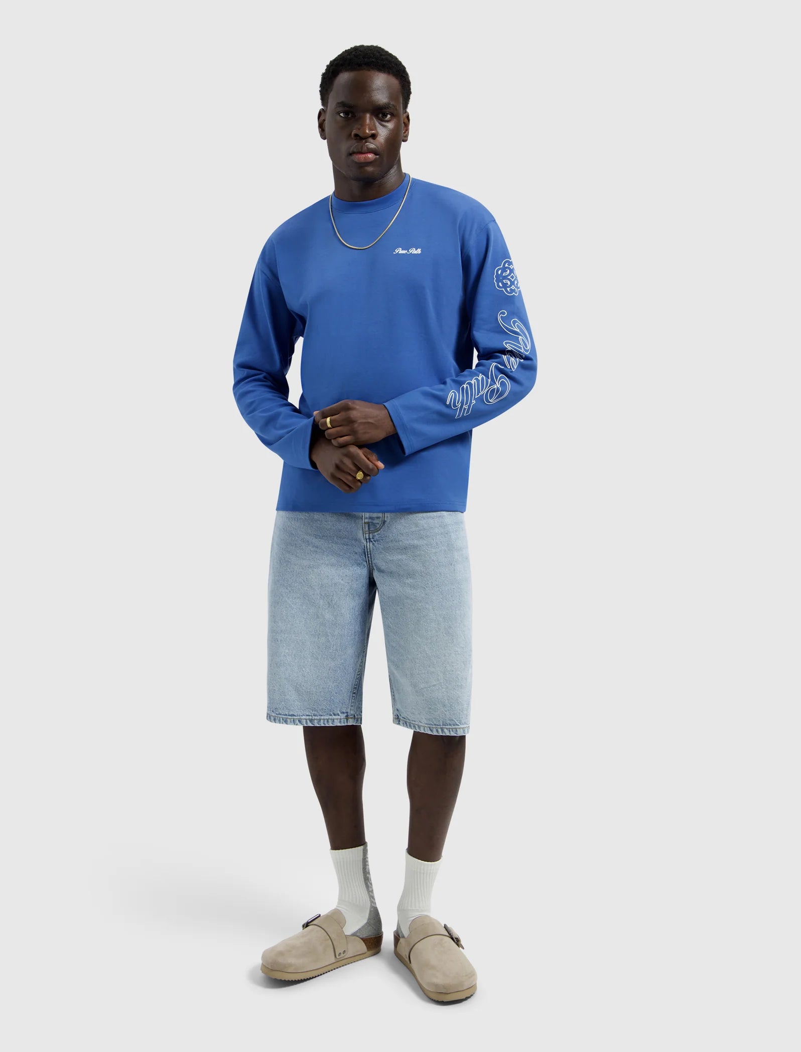 Pure Path Essence Of Life Longsleeve - Faded Cobalt