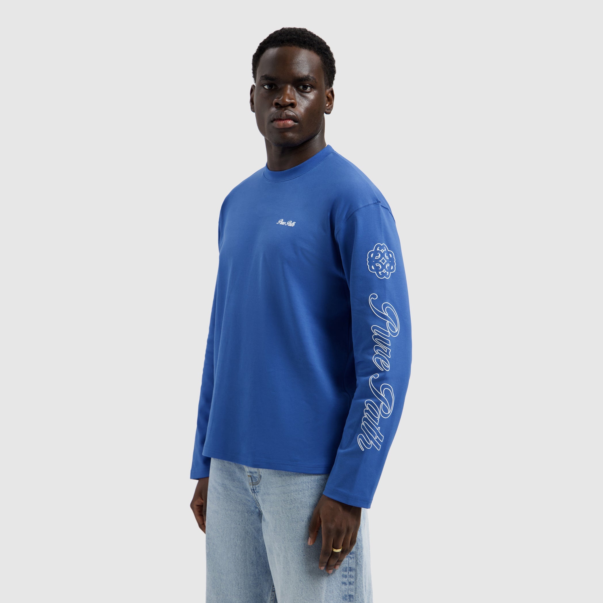 Pure Path Essence Of Life Longsleeve - Faded Cobalt