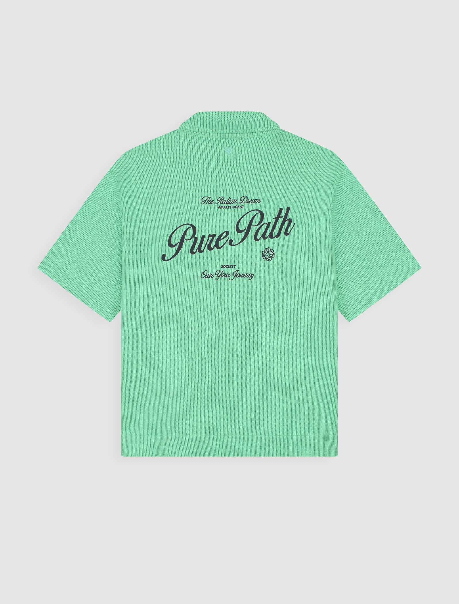 Pure Path Italian Dream Full Zip Shirt - Emerald