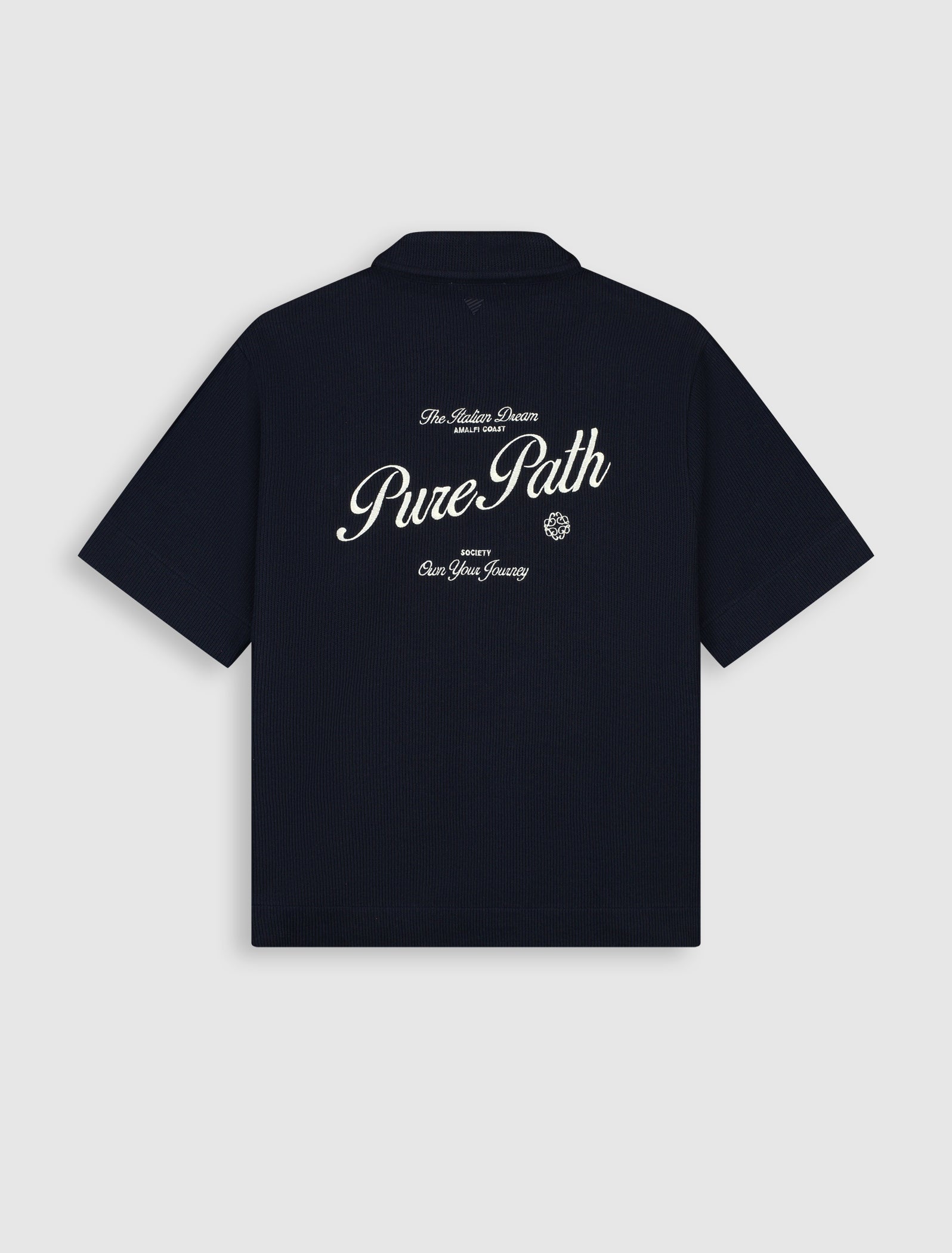 Pure Path Italian Dream Full Zip Shirt - Dark Navy