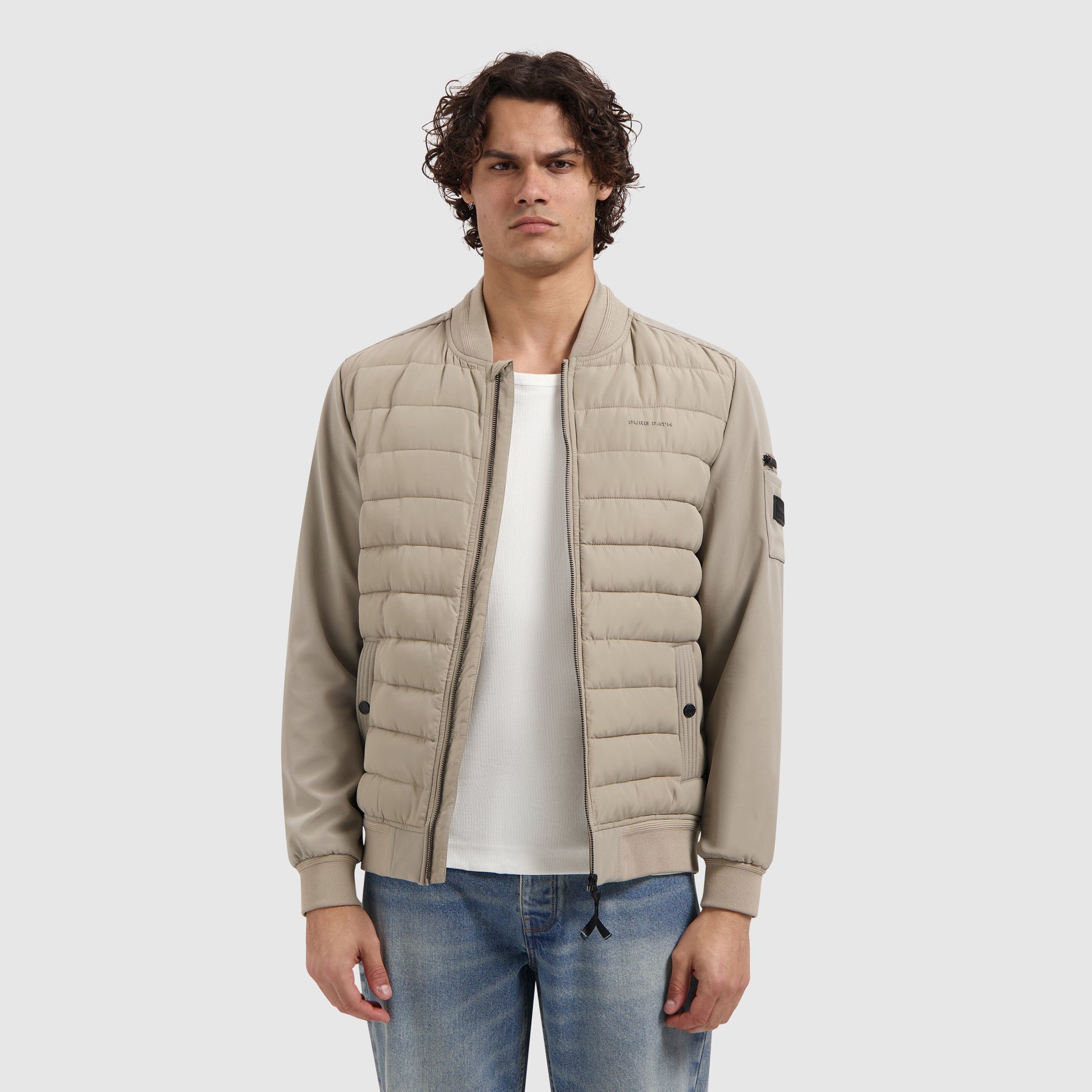 Pure Path Padded Softshell Jacket - Sand