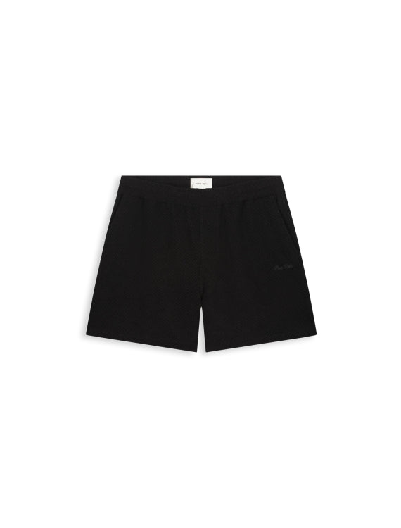 Pure Path Honeycomb Shorts - Black