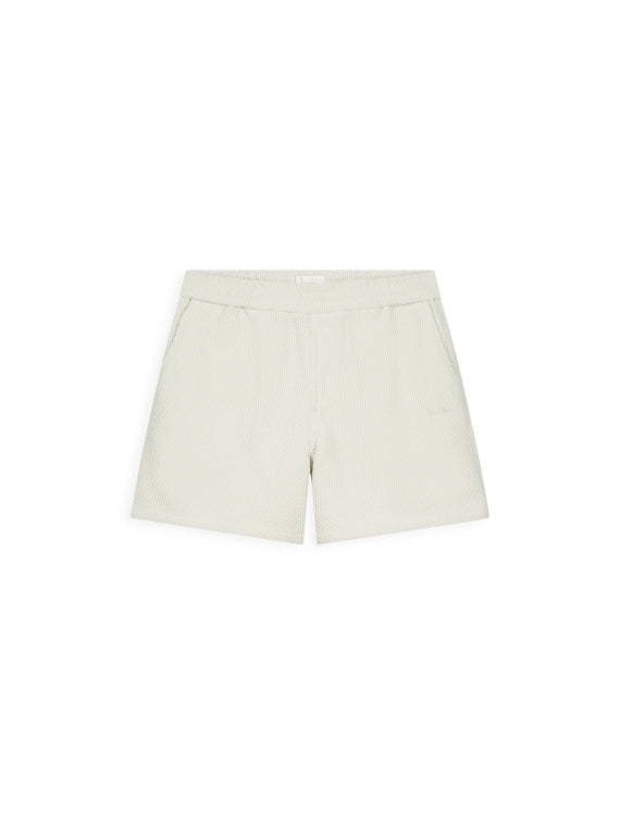 Pure Path Honeycomb Shorts - Ecru