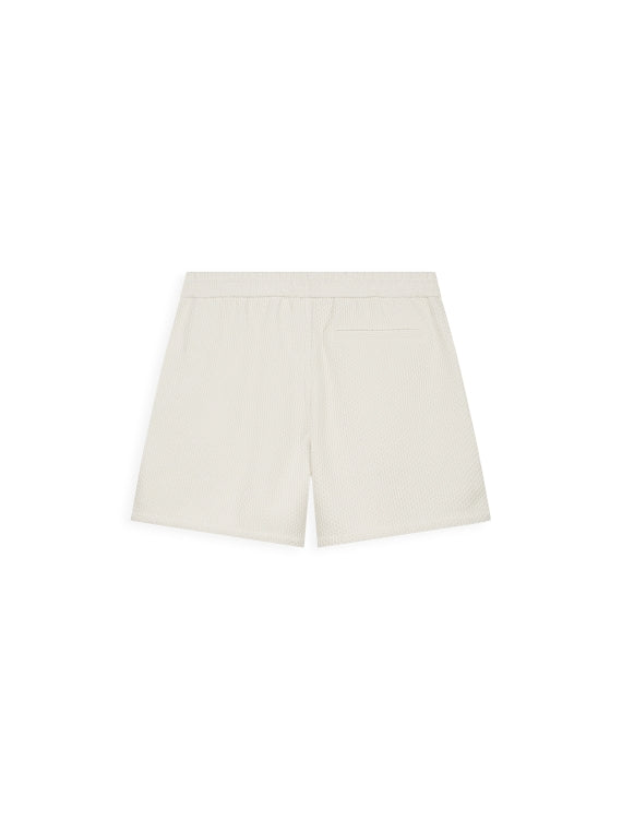 Pure Path Honeycomb Shorts - Ecru